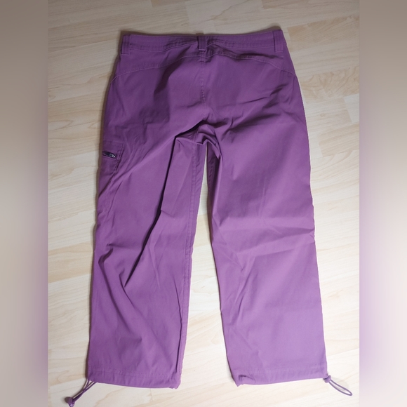 Eddie Bauer Purple Capris Crop Pants - Picture 7 of 9